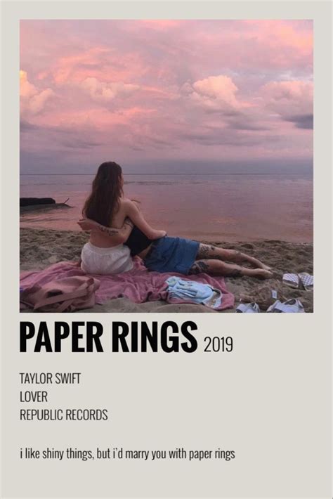 Paper Rings Taylor Songs Vintage Music Posters Taylor Swift Posters