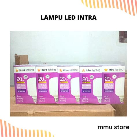 Jual INTRA LAMPU LED KAPSUL TABUNG 5 WATT 10 WATT 15 WATT 20 WATT