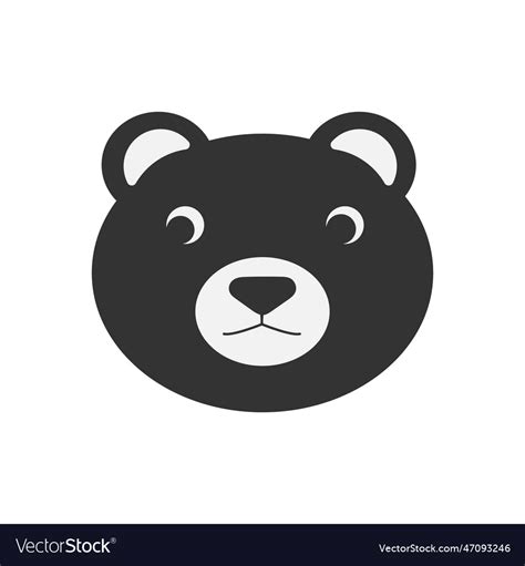 Bear icon Royalty Free Vector Image - VectorStock