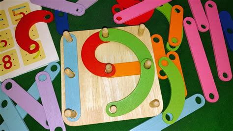 Kidology Wooden Letter Number Construction Puzzle Toy 1 To 10 YouTube