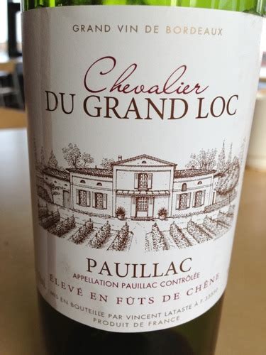 Chevalier Du Grand Loc Pauillac Vivino Us