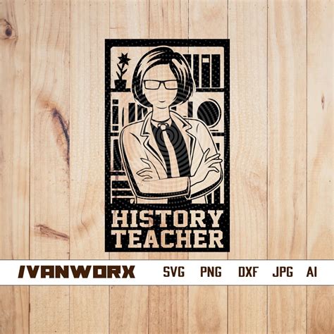 History Teacher Svg Professor Png Mentor Cut File Etsy