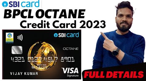 Sbi Bpcl Octane Credit Card Full Details Best Fuel Card Youtube