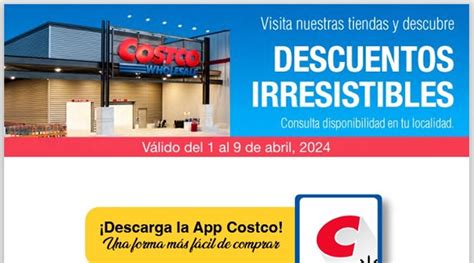 Costco Folleto Y Cuponera Especial Del 1 Al 9 De Abril De 2024