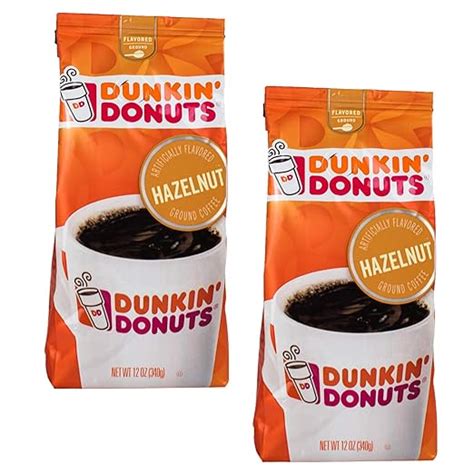 Dunkin Donuts Hazelnut Gemahlener Kaffee Pro Beutel 2 Pack