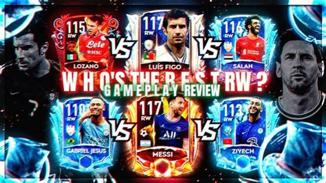 Who S The Best RW In Game Prime Figo Vs Utt Messi Vs Salah Vs Jesus