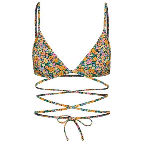 Rip Curl Afterglow Floral Wrap Tri Top Bikini Top Women S Product