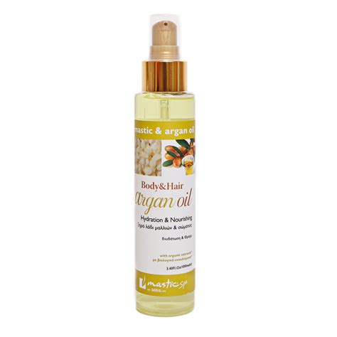 Dry Body And Hair Argan Oil With Chios Mastic And Argan Oil Mastic Spa