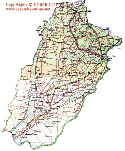 Travel Maps Of Pakistan