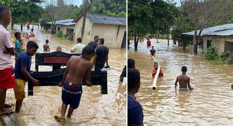 Fuertes lluvias dejan más de 100 familias damnificadas en San Cayetano