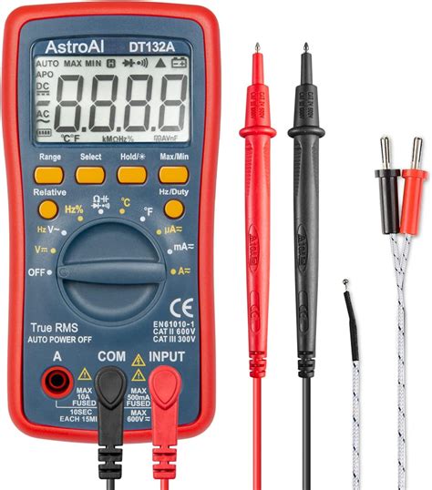 Professional Digital Multimeter Automatic Astroai Portable Digital