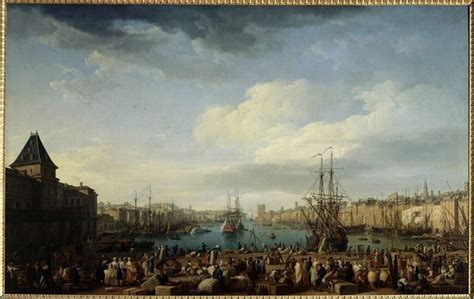 Claude Joseph Vernet Port Of Marseille Seen From The Pavillon De L