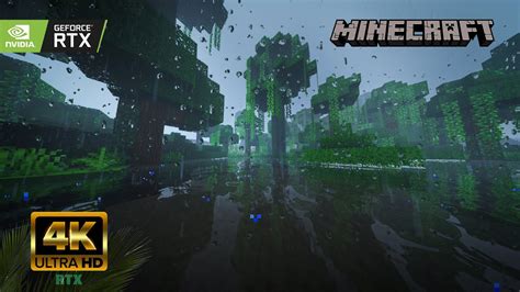 Rtx Minecraft Ultra Setting Seus Ptgi Shader Jungle Youtube