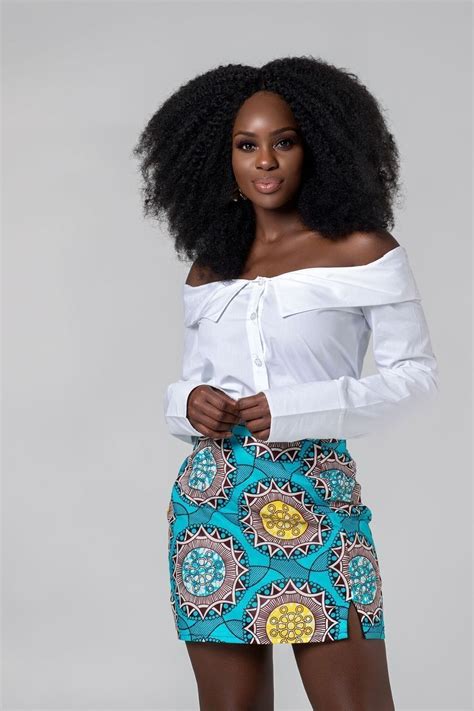 23 Hottest African Print Skirts In 2024 And Where To Get Them African Print Skirt African