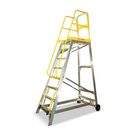 Stockmaster Tracker All Terrain Mobile Platform Ladder 150kg