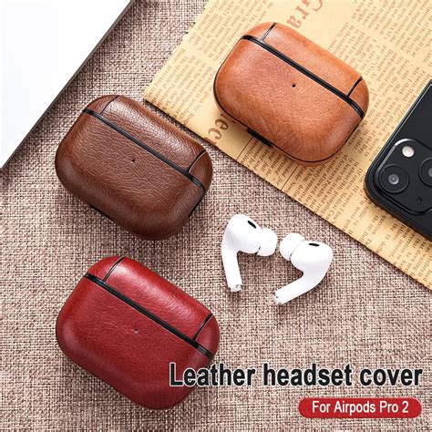 Funda De Cuero PU Para Auriculares Airpods Pro 2 Funda Para Airpods Pro