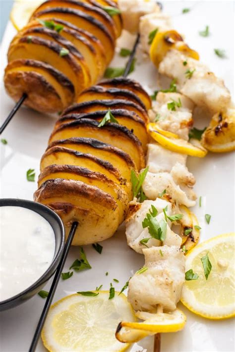 Fish And Chips Kebabs Recipe Macheesmo