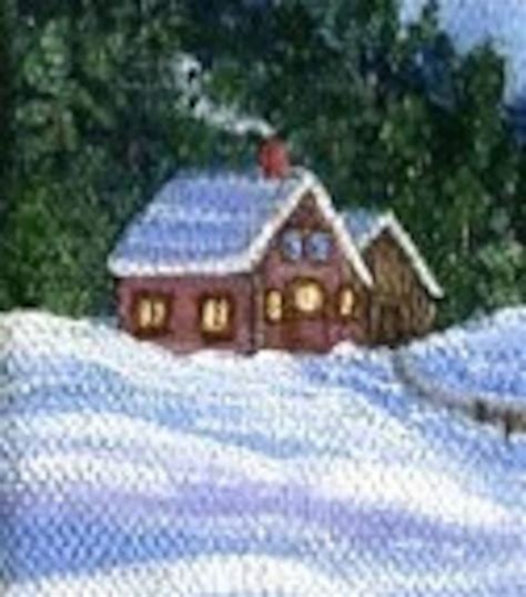 Winter Landscape Winter Farm Art Winter Forest Art Maine Farm Art Maine ...