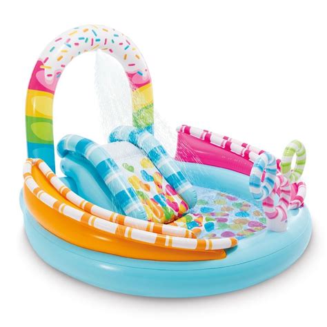 piscina inflavel playground candy  intex