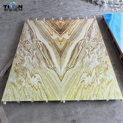 Lamina Imitacion Marmol Waterproof UV Kitchen Panel PVC Marble Sheet