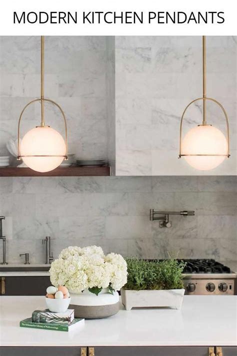 These Gold Pendant Lights Look Great In Any Modern Kitchen Perfect For Kitchen Island Lighting