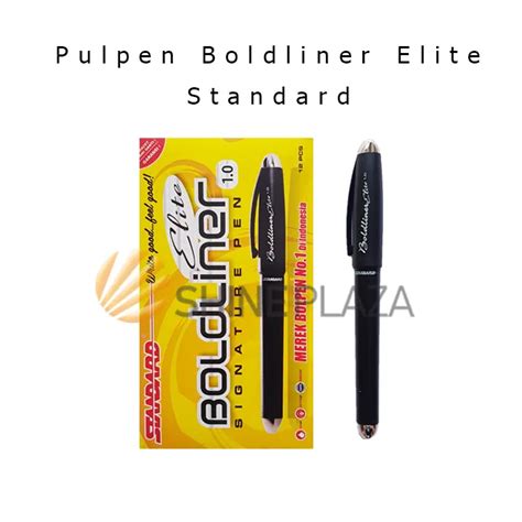 Pulpen Standard Boldliner Elite Signature Pen 1 0mm Lazada Indonesia