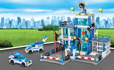 City Police Station Building Sets 570pcs City Police Sets