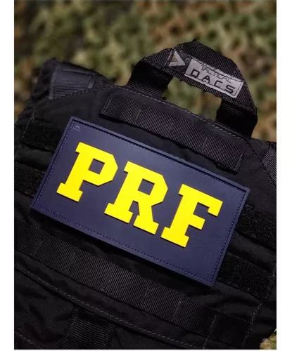 Patch Emborrachado De Colete Prf Policia Rodoviária Federal