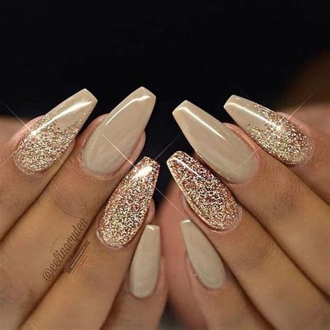 15 Amazing Glitter Wedding Nails For The Bride Wedding Nails