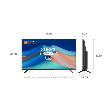 Buy Xiaomi A Series Cm Inch Hd Led Smart Google Tv With W