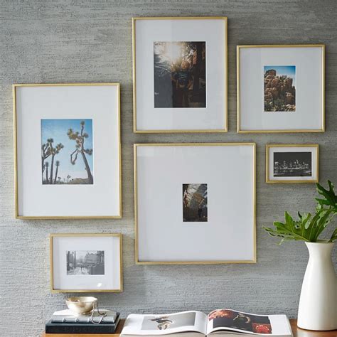 Gallery Frames Polished Brass West Elm Australia