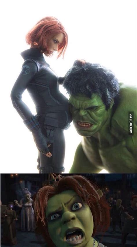 When Hulk And Black Widow 9gag