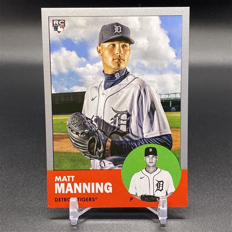 Topps Archives Matt Manning Rc Detroit Tigers Rookie