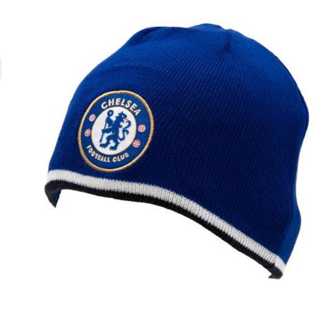 Chelsea Fc Reversible Knitted Hat Everythingenglish