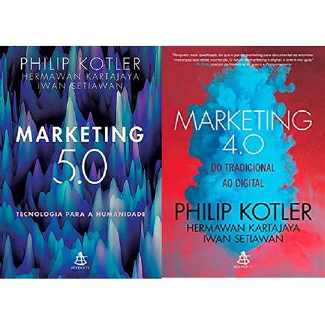 Ki 2 Livros Philip Kotler Marketing 5 0 Marketing 4 0 Submarino