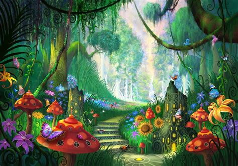 Enchanted Forest Wall Mural - l-ifeofmyown