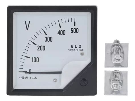 Voltímetro De Painel De Voltagem Analógico Ac 0500v Medidor