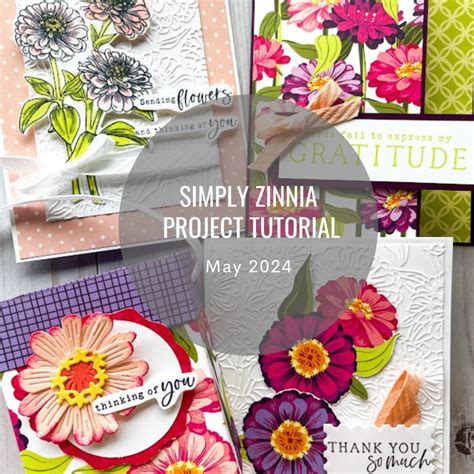 Simply Zinnia Project Tutorial Made To Create With Lisa