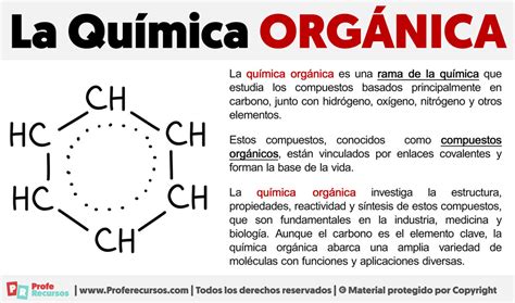 Quimica Organica En Que Consiste Y Sus Aplicaciones - Otosection