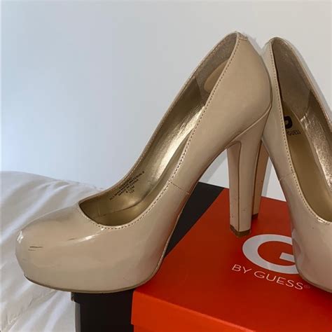 Guess Shoes Guess Nude Patent Leather Pumps Size 85 Poshmark