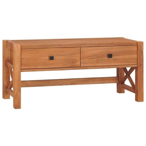 Meuble TV 100x40x45 cm Bois de teck recyclé LY0134 Mothinessto