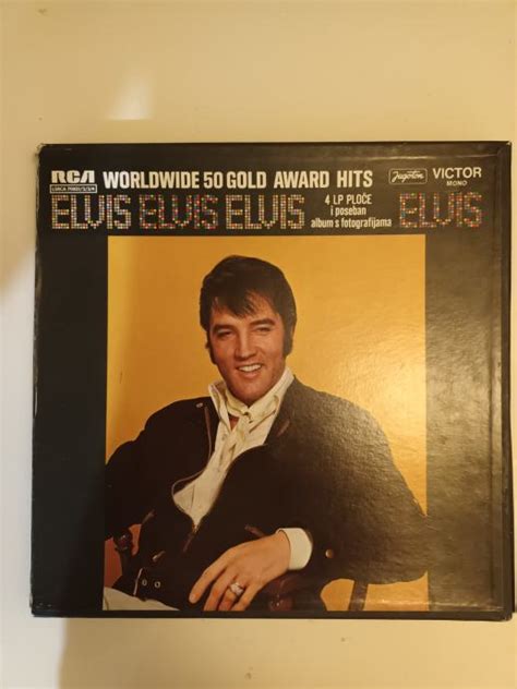 Elvis Presley Worldwide 50 Gold Award Hits Lp Box 4 Ploče