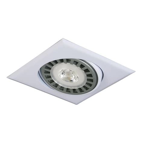 Luz Desing Spot Embutir Cuadrado Blanco Ar Con Led W Oferta