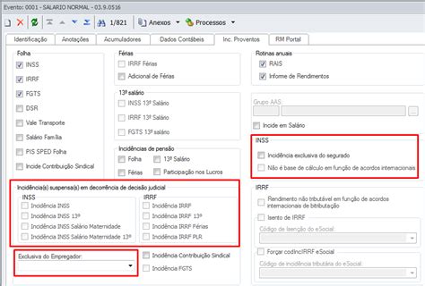 RH RM FOP ESocial Cadastro Do Evento S 1070 Tabela De Processos