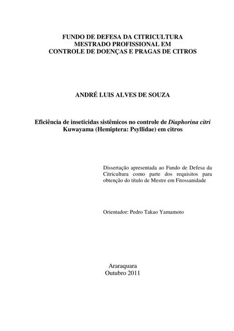 Pdf Luis Alves De Souza Ml Cm De Di Metro De Tronco Via