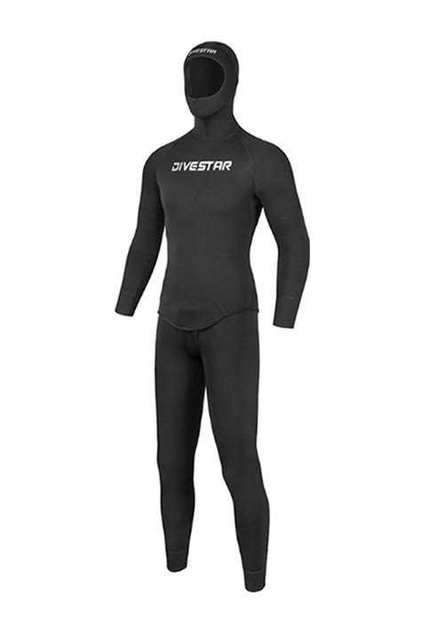 Divestar Mm Open Cell Lined Piece Wetsuit With Hood