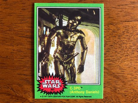 Topps Star Wars C Po C Po Golden Rod Iconic Etsy Australia