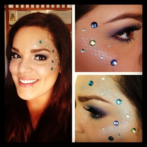 Mermaid inspired makeup #makeup #mermaidmakeup #sparkle #fantasy #blue ...