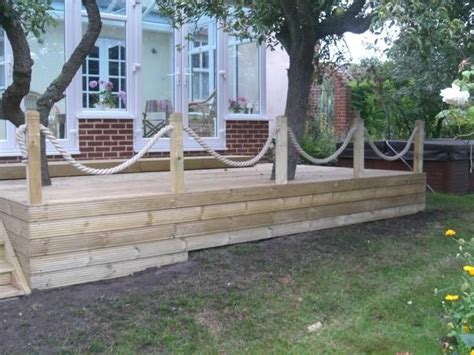 8 Fantastic Decking Rope Ideas The Home Builders Außengeländer