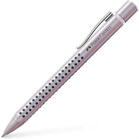 Faber Castell Στυλό Ballpoint 1 6mm με Ροζ Μελάνι Grip Edition Pearl